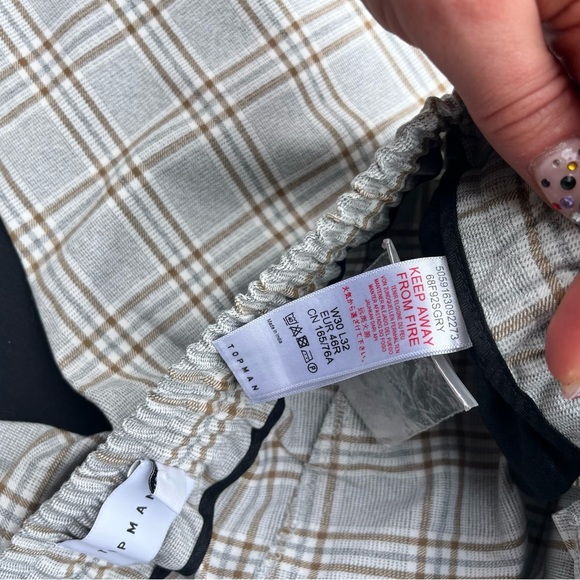 Topman Plaid Pants - Picture 2 of 8